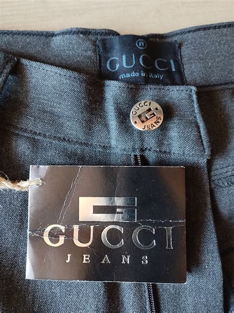 gucci denim pants women's|vintage gucci pants.